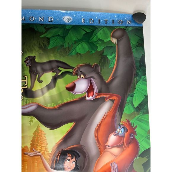 Disney Classics The Jungle Book Original Movie Poster 40" X 27" - Picture 5 of 10